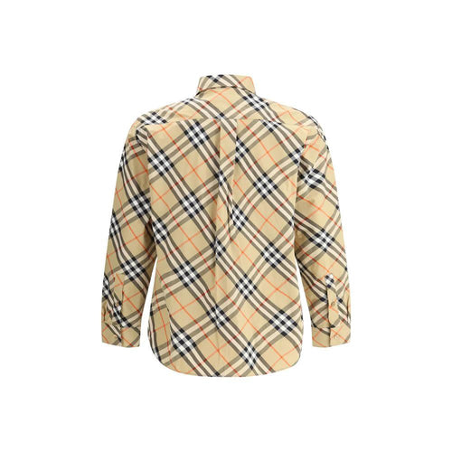 Burberry Beige Cotton Pattern Shirt by Burberry