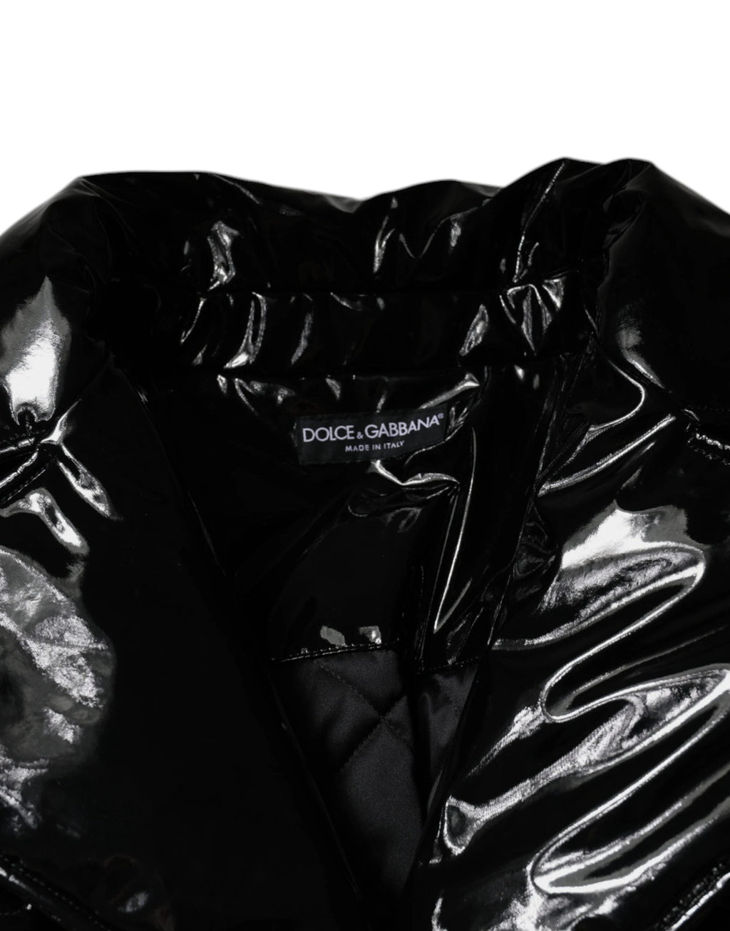 Dolce & Gabbana Black Polyester Button Down Blouson Jacket by Dolce & Gabbana
