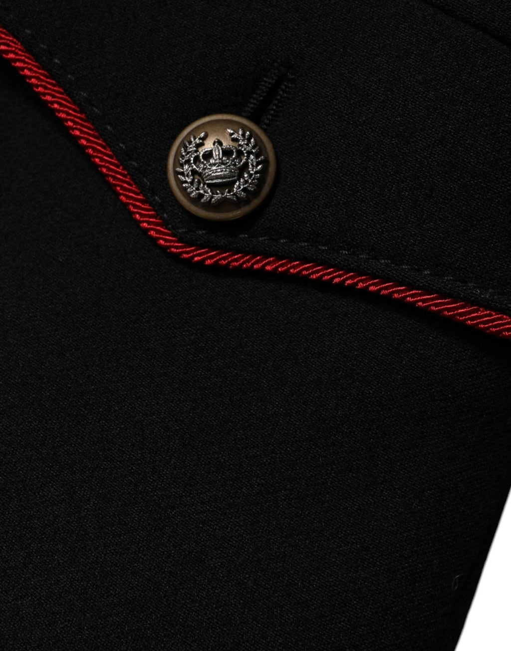 Dolce & Gabbana Black Single Breasted Trench Coat Jacket by Dolce & Gabbana