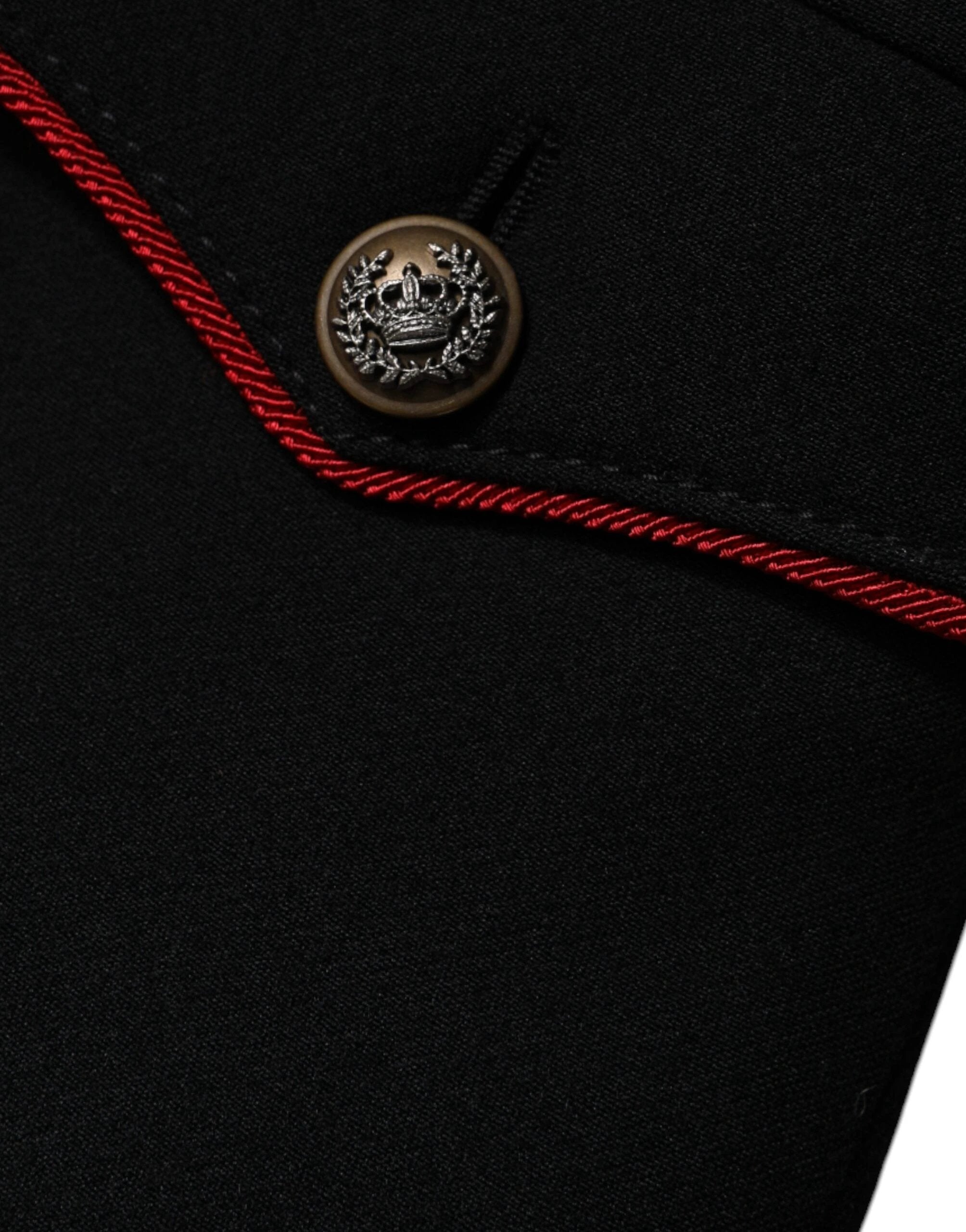 Dolce & Gabbana Black Single Breasted Trench Coat Jacket by Dolce & Gabbana
