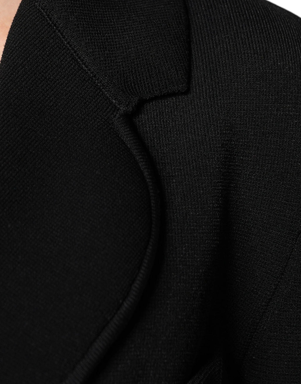 Dolce & Gabbana Black Viscose Single Breasted Blazer Jacket by Dolce & Gabbana