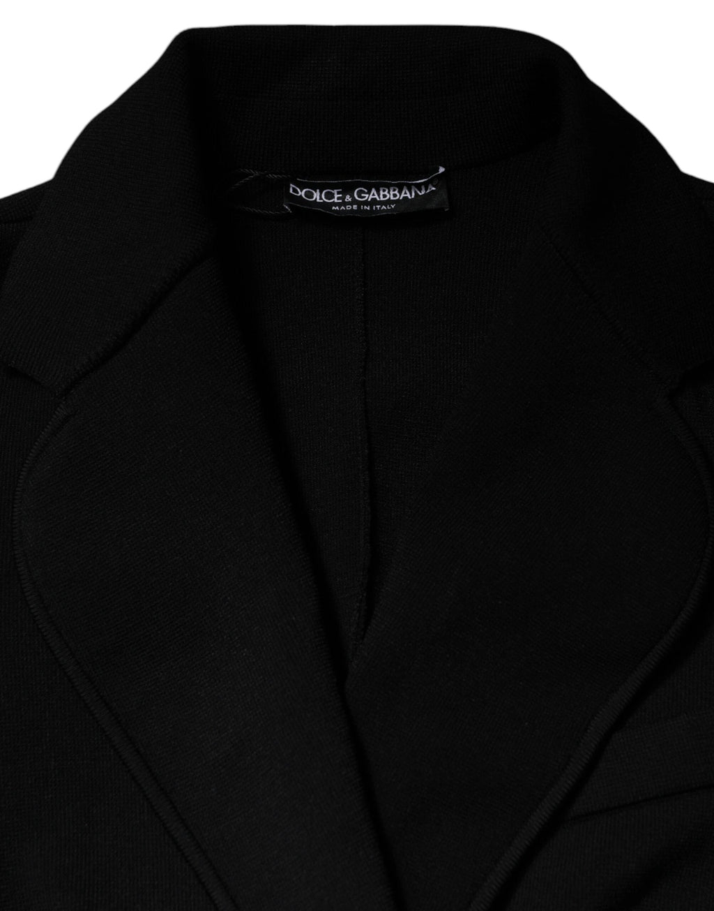 Dolce & Gabbana Black Viscose Single Breasted Blazer Jacket by Dolce & Gabbana