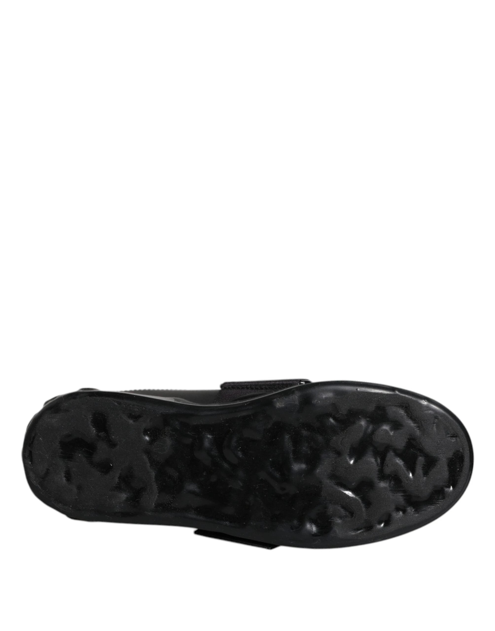 Dolce & Gabbana Black D&G AMORE Low Top Sneakers Shoes by Dolce & Gabbana