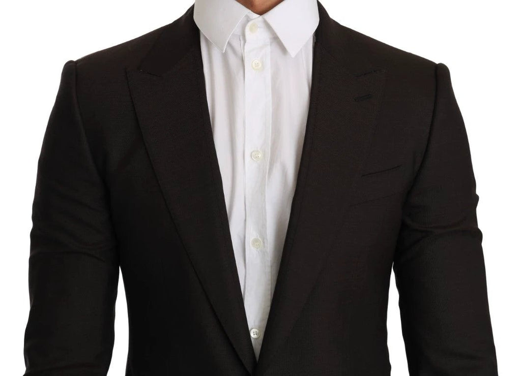 Dolce & Gabbana Brown Wool SICILIA Jacket Coat Blazer by Dolce & Gabbana