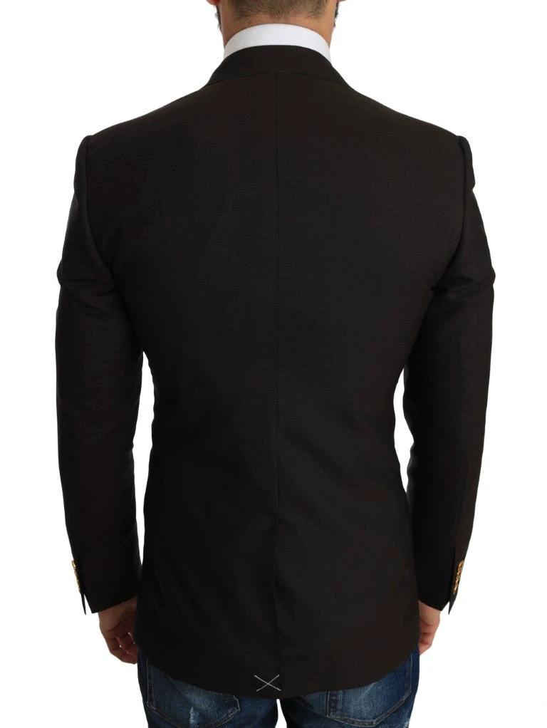 Dolce & Gabbana Brown Wool SICILIA Jacket Coat Blazer by Dolce & Gabbana
