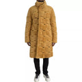 Bottega Veneta Yellow Wool Long Teddy Coat Jacket by Bottega Veneta