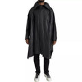 Bottega Veneta Black Leather Hooded Men Trenchcoat Jacket by Bottega Veneta