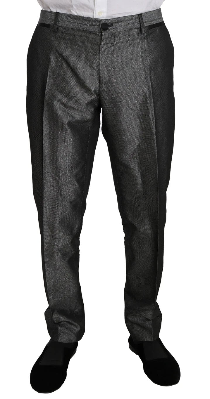 Dolce & Gabbana Gray Patterned MARTINI 2 Piece Suit by Dolce & Gabbana