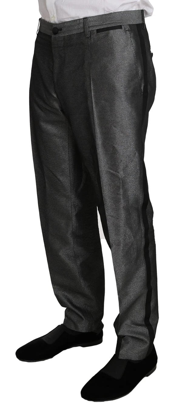 Dolce & Gabbana Gray Patterned MARTINI 2 Piece Suit by Dolce & Gabbana