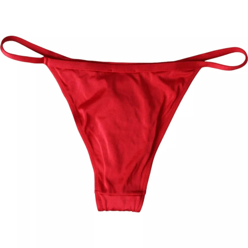 Dolce & Gabbana Red Nylon Stretch Beachwear Swimwear Bottom Bikini by Dolce & Gabbana