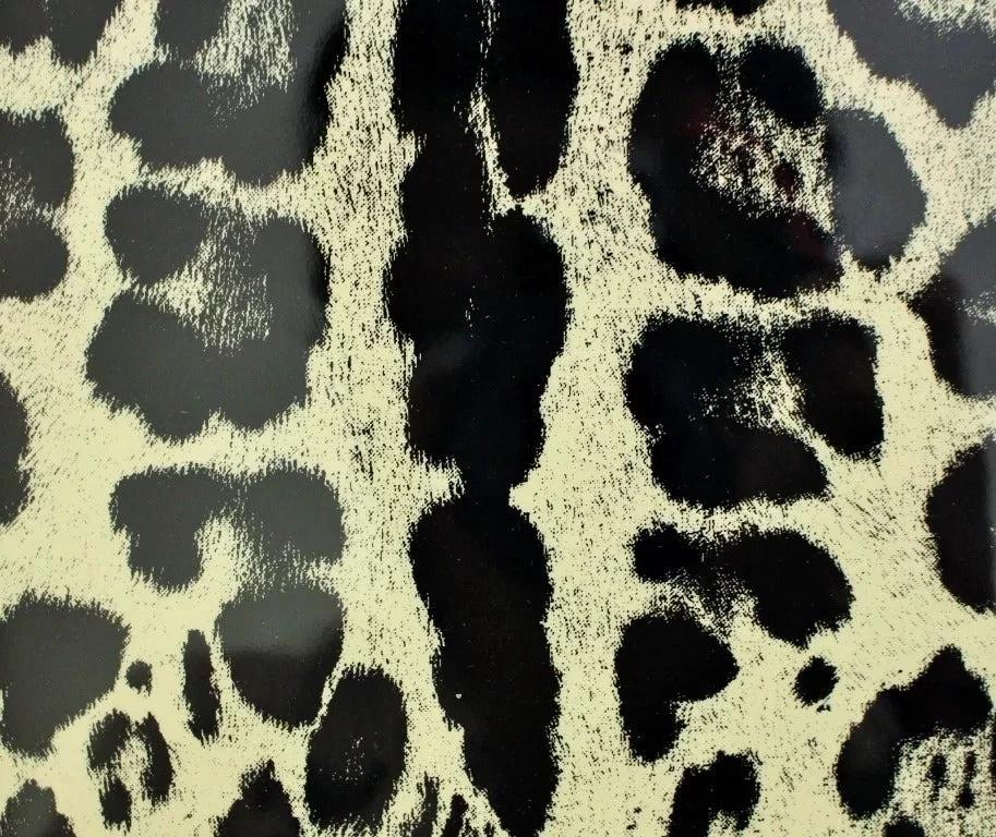 Dolce & Gabbana White Leopard Pattern Leather eBook Cover Tablet Case by Dolce & Gabbana