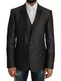 Dolce & Gabbana Gray MARTINI 2 Piece Vest Coat Blazer by Dolce & Gabbana