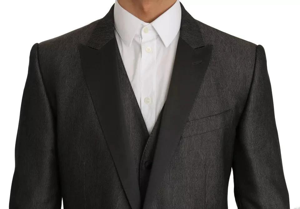 Dolce & Gabbana Gray MARTINI 2 Piece Vest Coat Blazer by Dolce & Gabbana