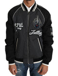 Dolce & Gabbana Black DD58 SG62 Sequined Beaded Jacket by Dolce & Gabbana