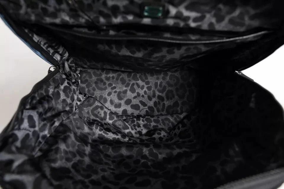 Dolce & Gabbana Black Nylon DG Logo School Backpack Bag by Dolce & Gabbana