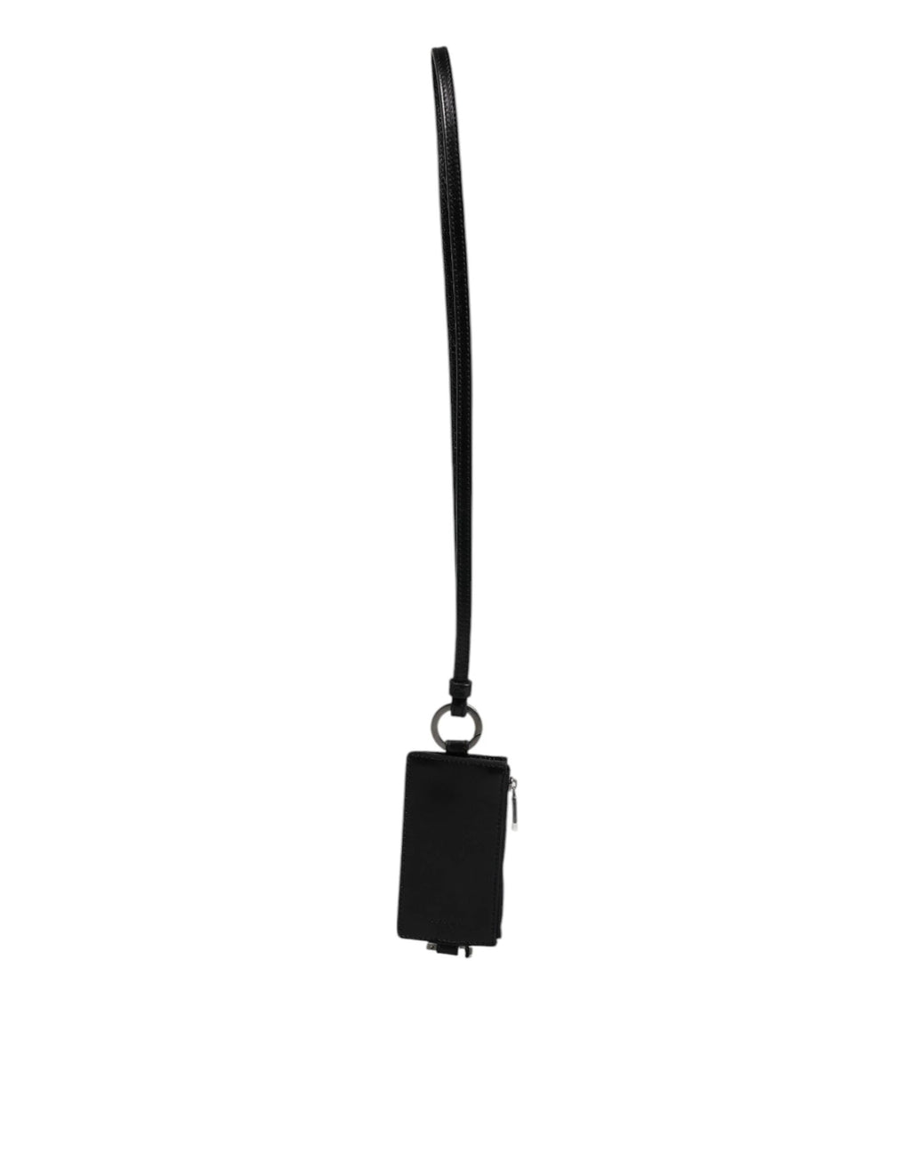 Dolce & Gabbana Black Horse Leather Lanyard Logo Card Holder Wallet by Dolce & Gabbana