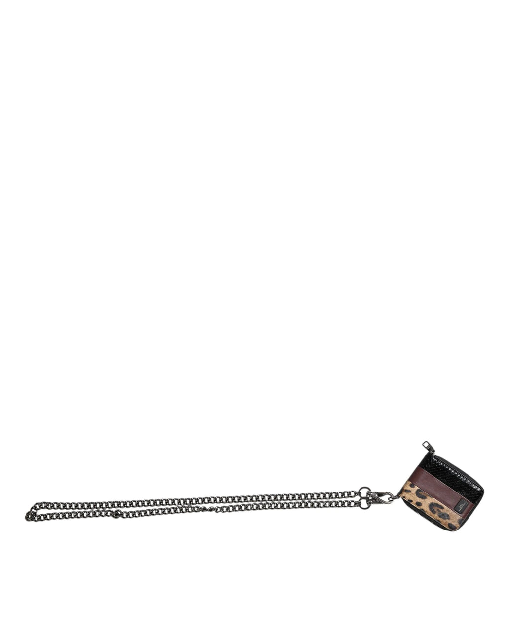 Dolce & Gabbana Multicolor Leopard Leather DG Bifold Card Holder Wallet by Dolce & Gabbana