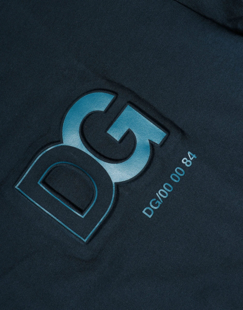 Dolce & Gabbana Blue Logo Crew Neck Short Sleeves T-shirt by Dolce & Gabbana