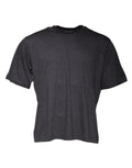 Dolce & Gabbana Dark Gray Crew Neck Short Sleeves T-shirt by Dolce & Gabbana