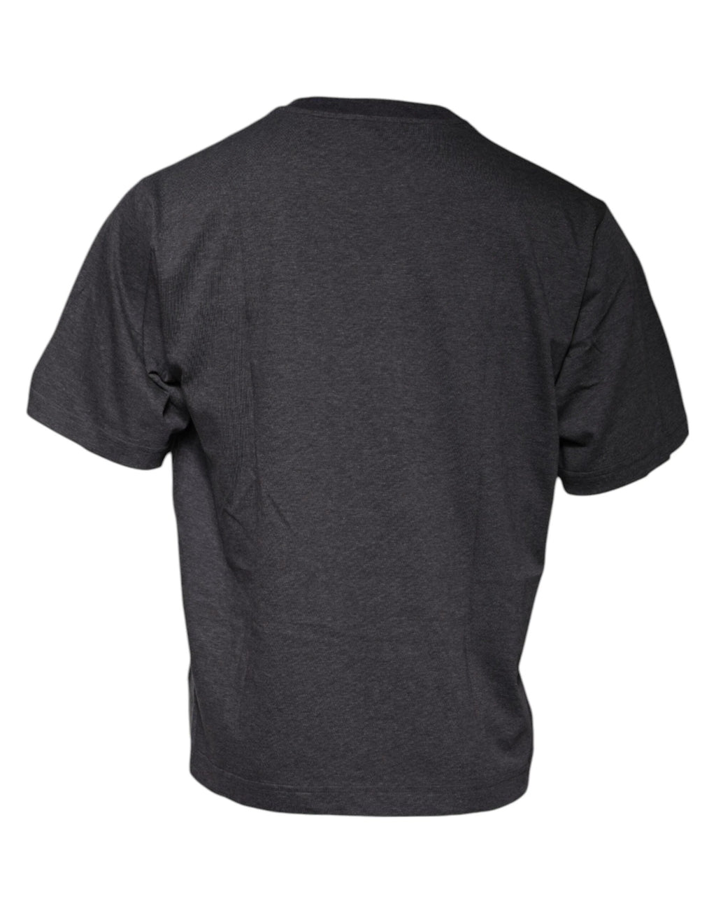 Dolce & Gabbana Dark Gray Crew Neck Short Sleeves T-shirt by Dolce & Gabbana