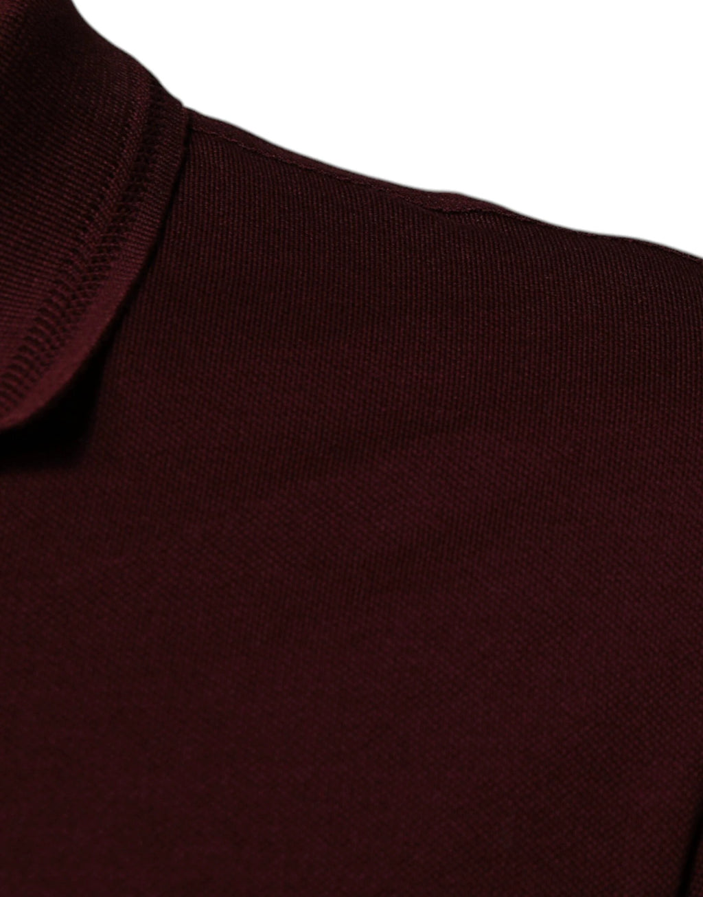 Dolce & Gabbana Maroon Collared Short Sleeves Polo T-shirt by Dolce & Gabbana