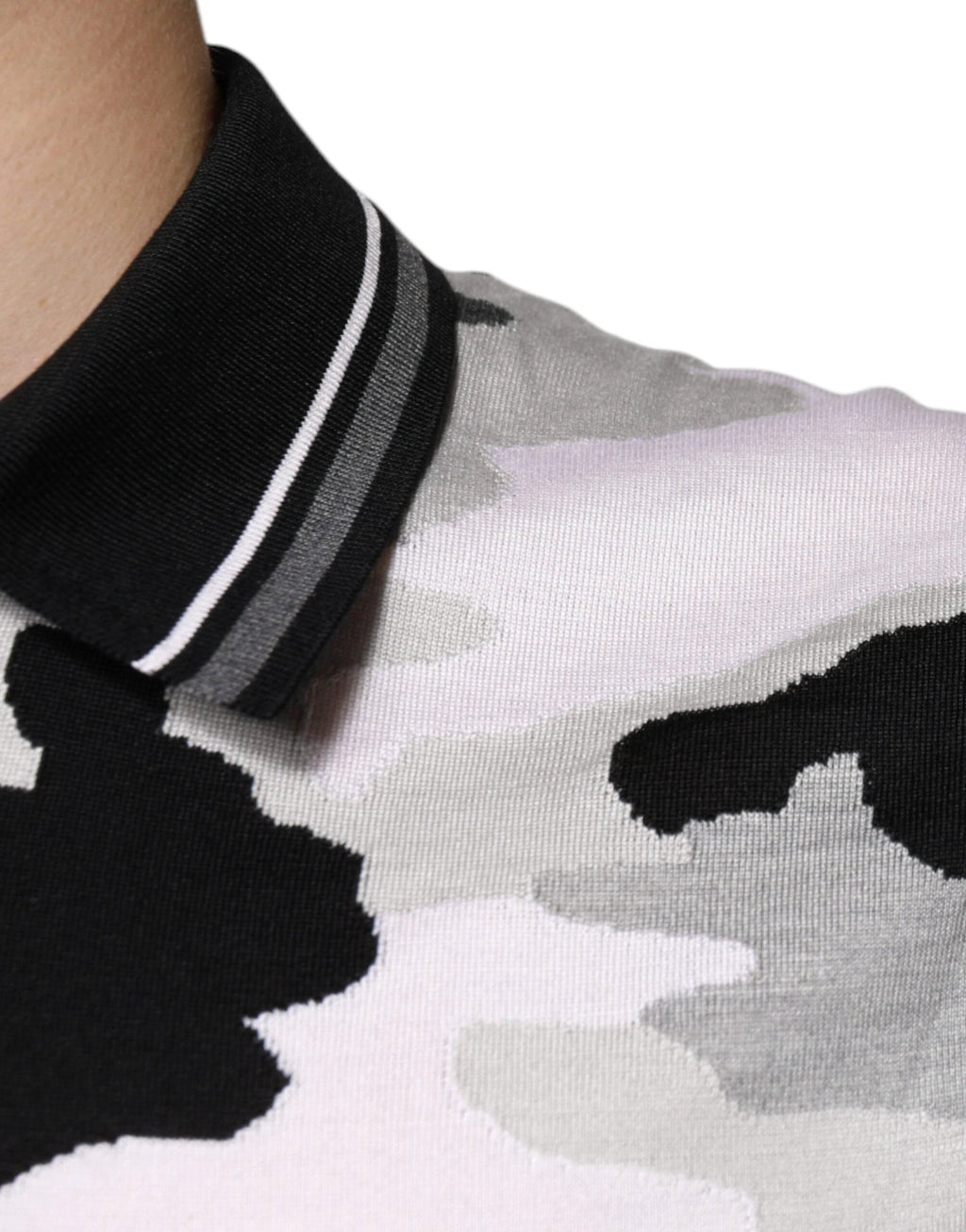 Dolce & Gabbana Multicolor Camouflage Collared Polo T-shirt by Dolce & Gabbana