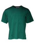 Dolce & Gabbana Green Logo Crew Neck Short Sleeves T-shirt by Dolce & Gabbana