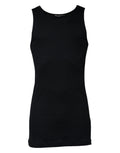 Dolce & Gabbana Black Cotton Sleeveless Round Neck Tank T-shirt by Dolce & Gabbana