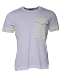 Dolce & Gabbana White Cotton Crew Neck Short Sleeves T-shirt by Dolce & Gabbana