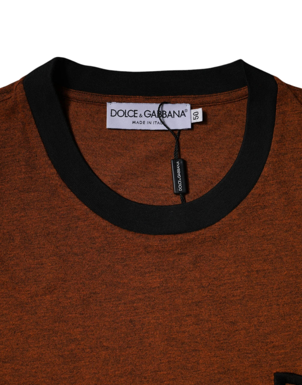 Dolce & Gabbana Brown DG Logo Polyester Crew Neck T-shirt by Dolce & Gabbana