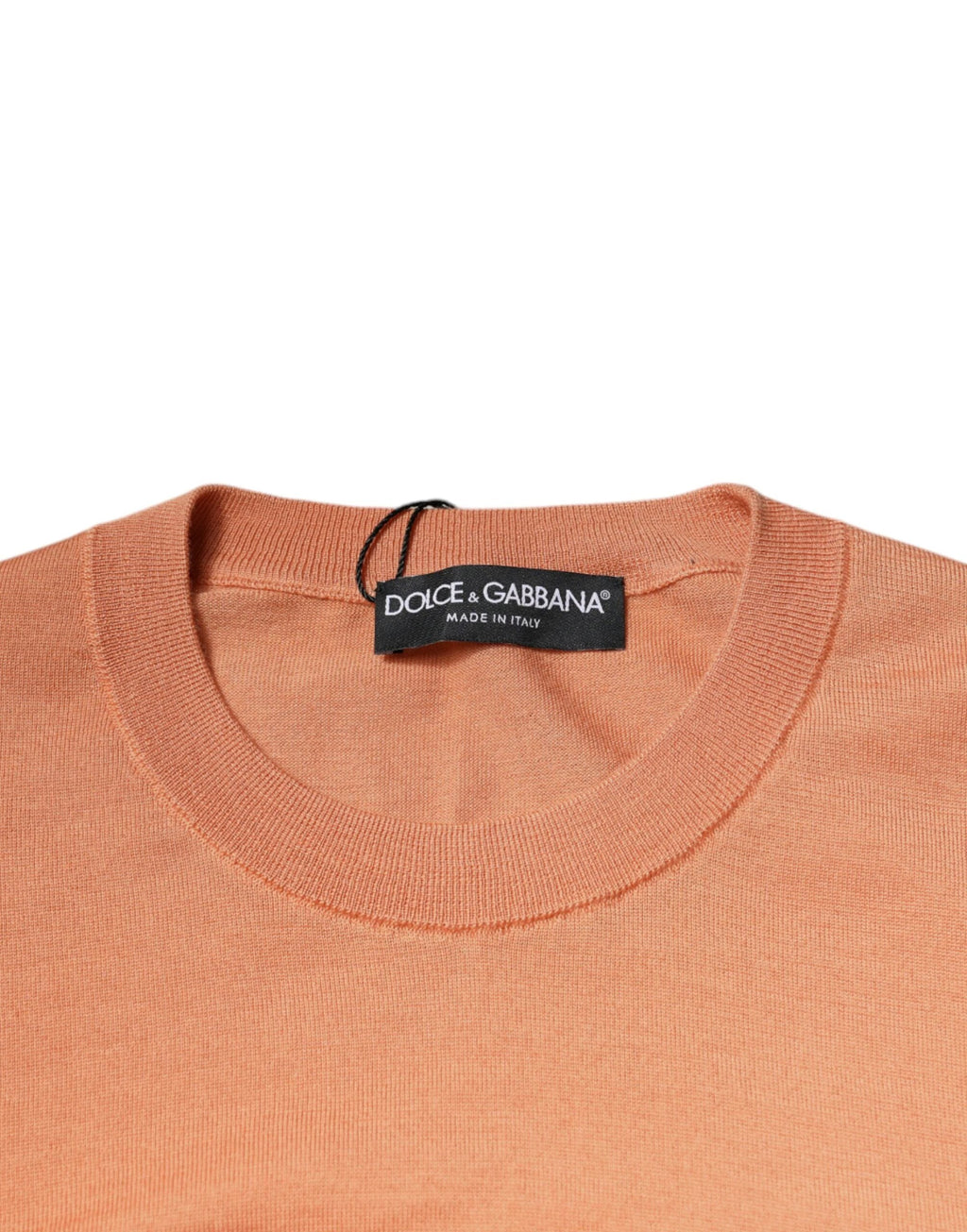 Dolce & Gabbana Beige Wool Crewneck Pullover Cropped Sweater by Dolce & Gabbana