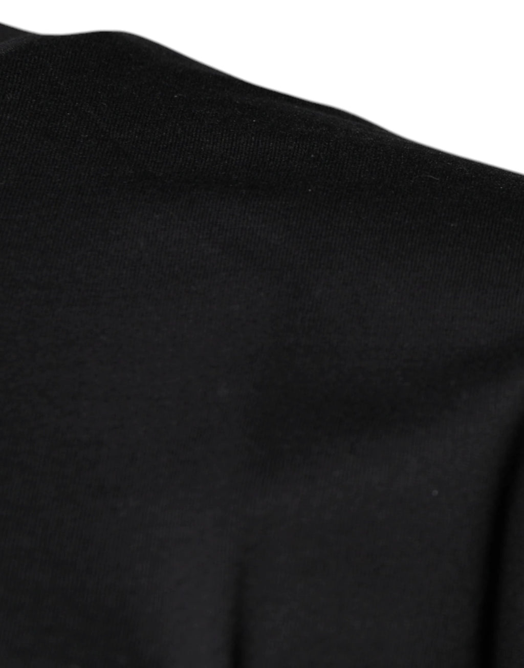 Dolce & Gabbana Black DG Logo Print Cotton Crew Neck T-shirt by Dolce & Gabbana