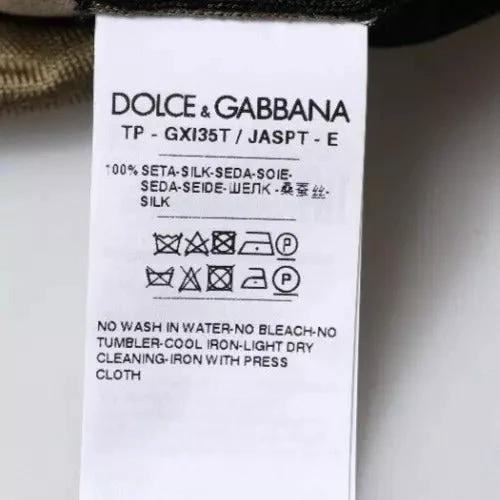 Dolce & Gabbana Multicolor Camouflage Collared Polo T-shirt by Dolce & Gabbana