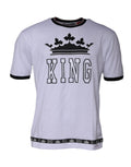 Dolce & Gabbana White Jersey Crew Neck Short Sleeves T-shirt by Dolce & Gabbana