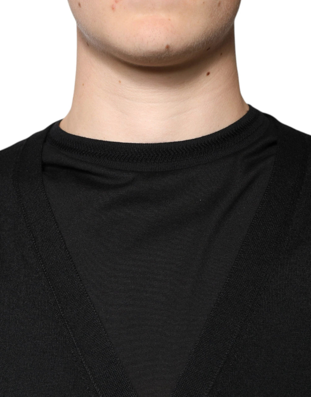Dolce & Gabbana Black Cashmere Button Down Cardigan Sweater by Dolce & Gabbana