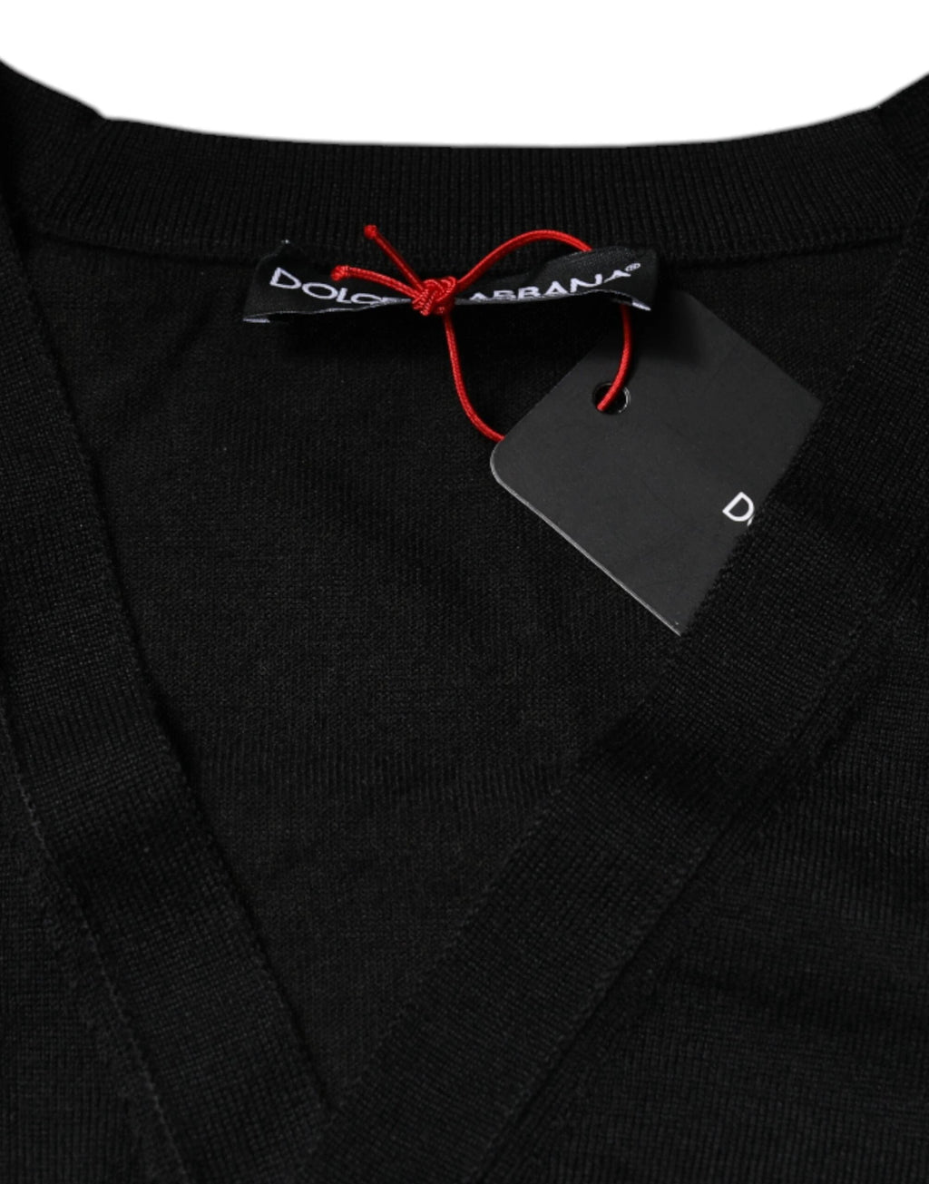 Dolce & Gabbana Black Cashmere Button Down Cardigan Sweater by Dolce & Gabbana