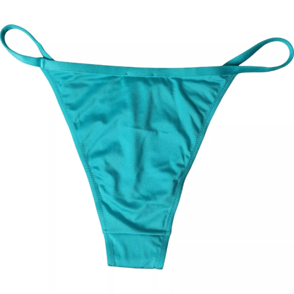 Dolce & Gabbana Blue Green Nylon Beachwear Swimwear Bottom Bikini by Dolce & Gabbana