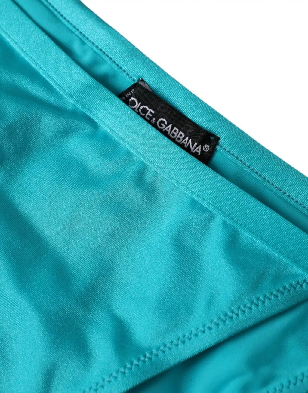 Dolce & Gabbana Blue Green Nylon Beachwear Swimwear Bottom Bikini by Dolce & Gabbana
