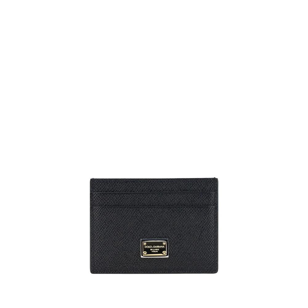 Dolce & Gabbana Black Calf Leather Bos Taurus Wallet by Dolce & Gabbana