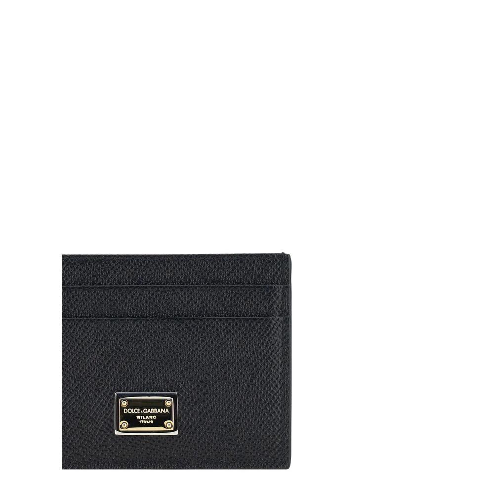 Dolce & Gabbana Black Calf Leather Bos Taurus Wallet by Dolce & Gabbana