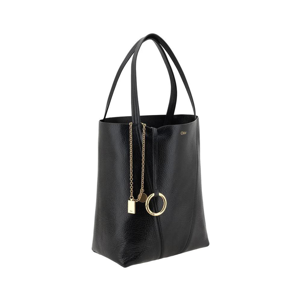 Chloé Black Calf Leather Bos Taurus Shoulder Bag by Chloé