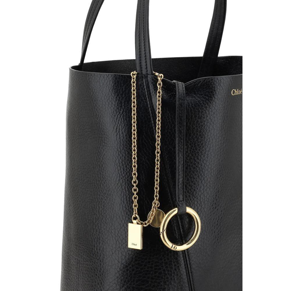 Chloé Black Calf Leather Bos Taurus Shoulder Bag by Chloé