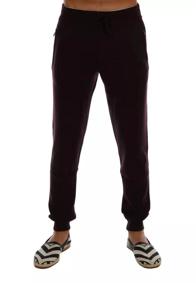 Dolce & Gabbana Purple Cashmere Gym Training Sport Pants by Dolce & Gabbana