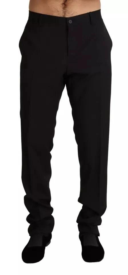 Dolce & Gabbana Black Dress Formal Skinny Pants by Dolce & Gabbana