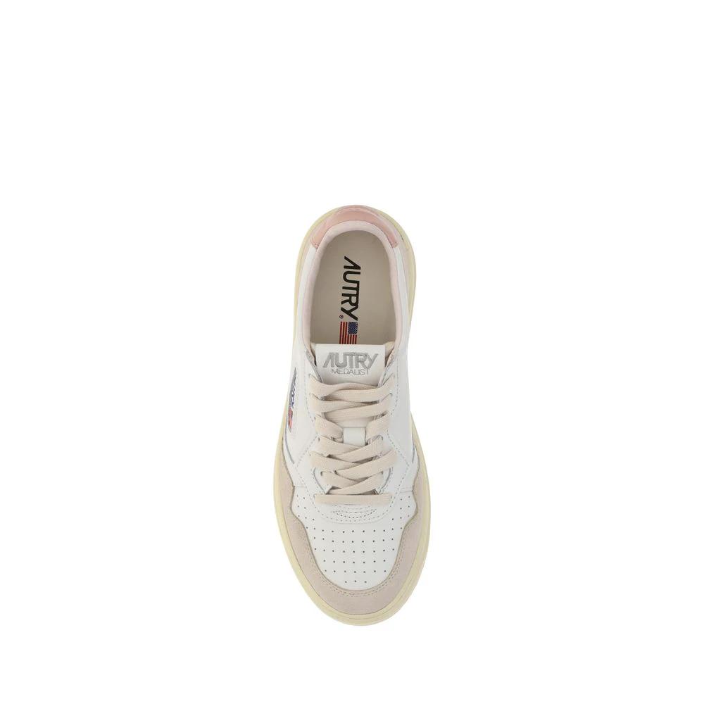 Autry White Leather Low Top Sneakers