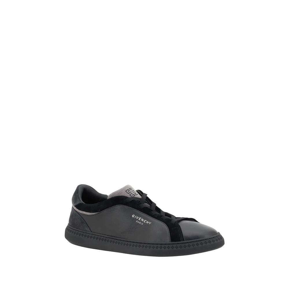 Givenchy Black Leather G Set Sneakers by Givenchy