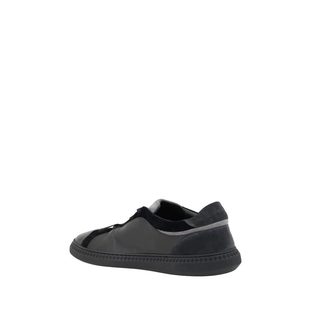 Givenchy Black Leather G Set Sneakers by Givenchy