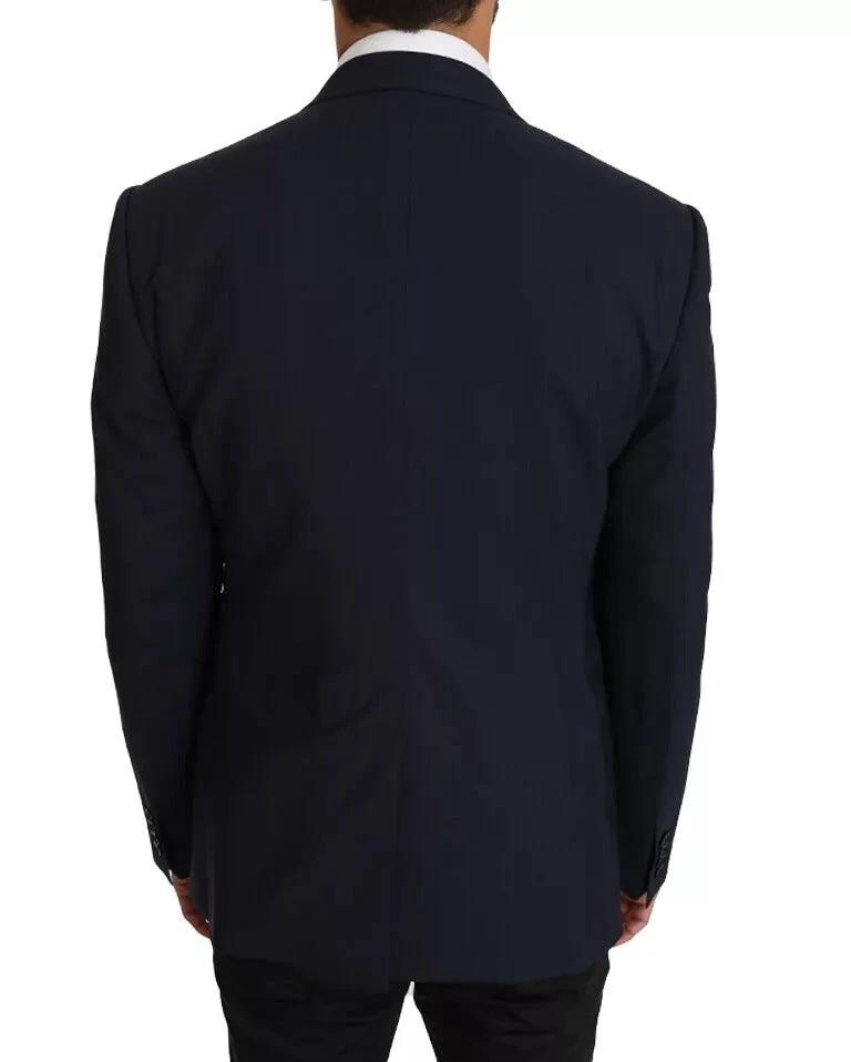 Dolce & Gabbana Blue Wool MARTINI Blazer Vest 2 Piece by Dolce & Gabbana