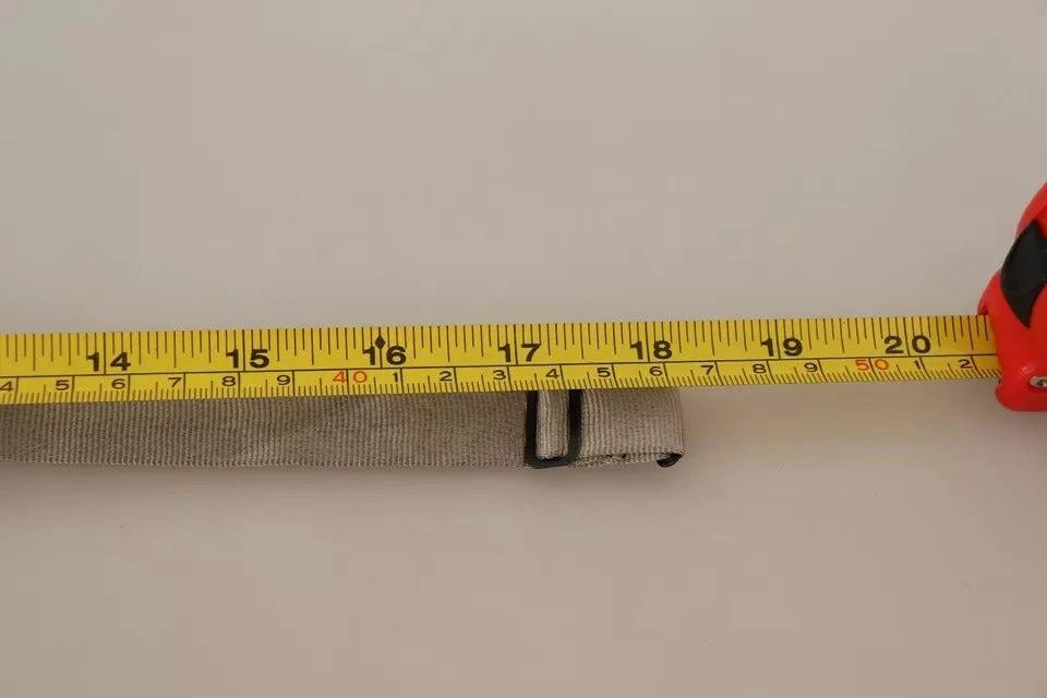 Dolce & Gabbana Silver Gray 100% Silk Adjustable Neck Bow Tie by Dolce & Gabbana