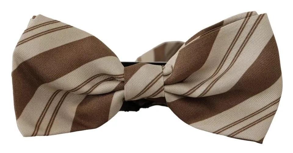 Dolce & Gabbana Multicolor Patterned Adjustable Neck Bow Tie Men by Dolce & Gabbana